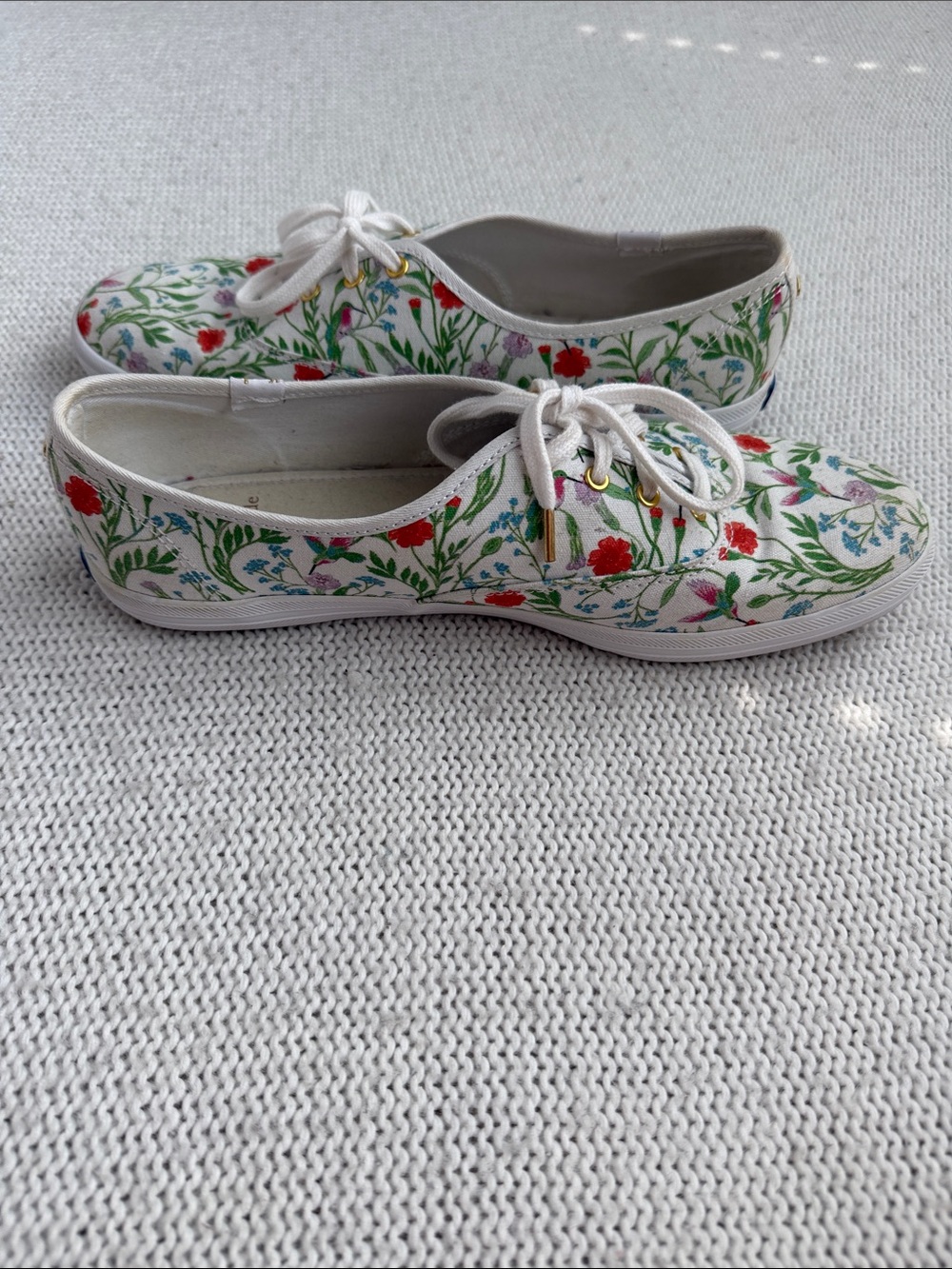 Keds x Kate Spade Kickstart Floral Hummingbird Garden Sneakers Size 9.5